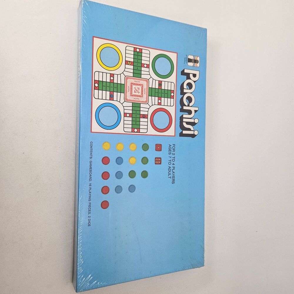 Vintage 1974 Pachisi Board Game The Rainbow Works New Sealed USA Classic Ludo